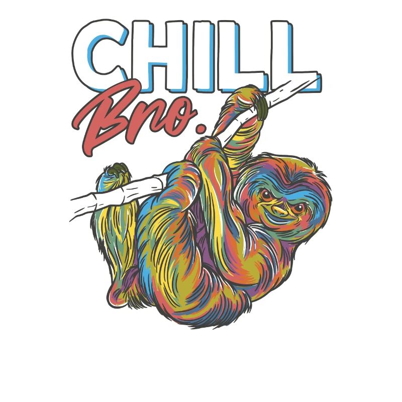 Sloth Chill Bro C’est comme ça