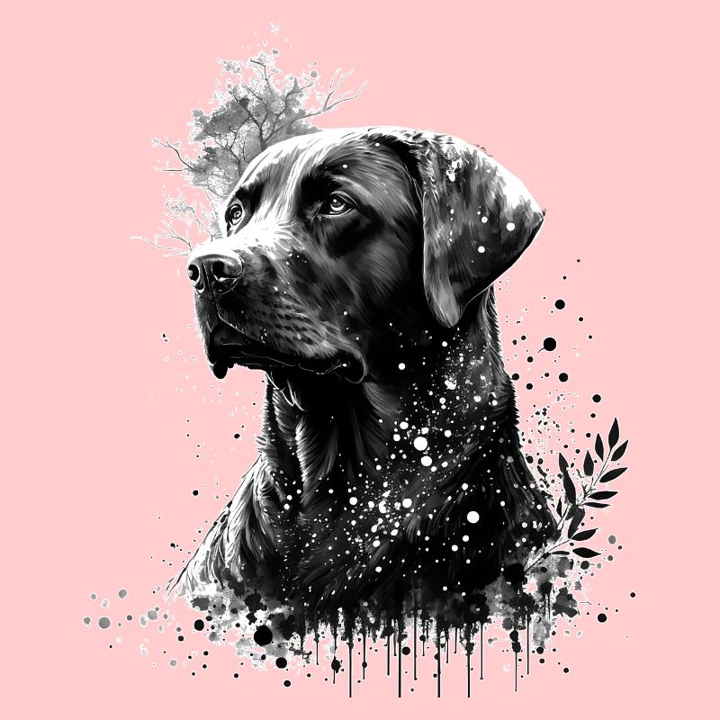 Labrador Dog Head