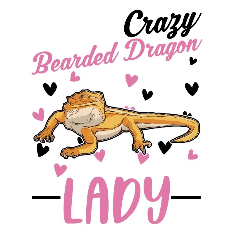 Crazy Bearded Dragon lady Bartagame