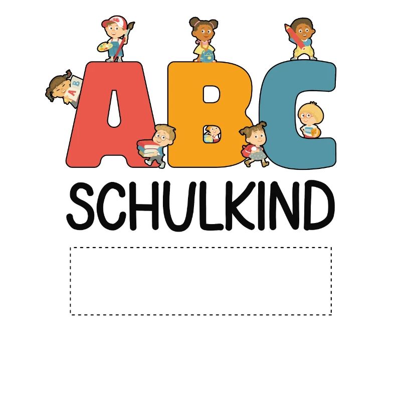 ABC Schulkind Personalisierbar Einschulung Schule