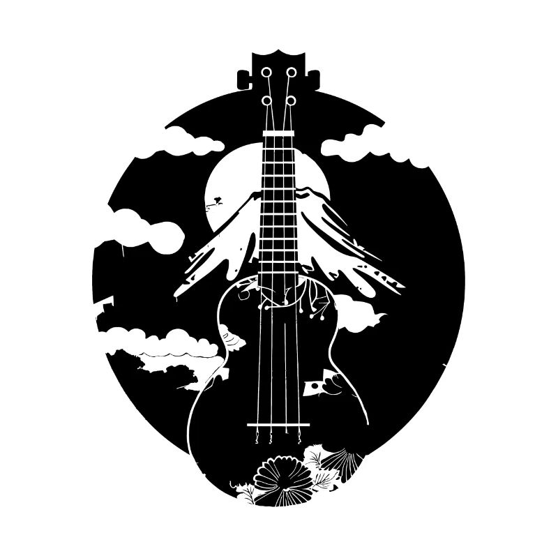 Ukulele Drawing