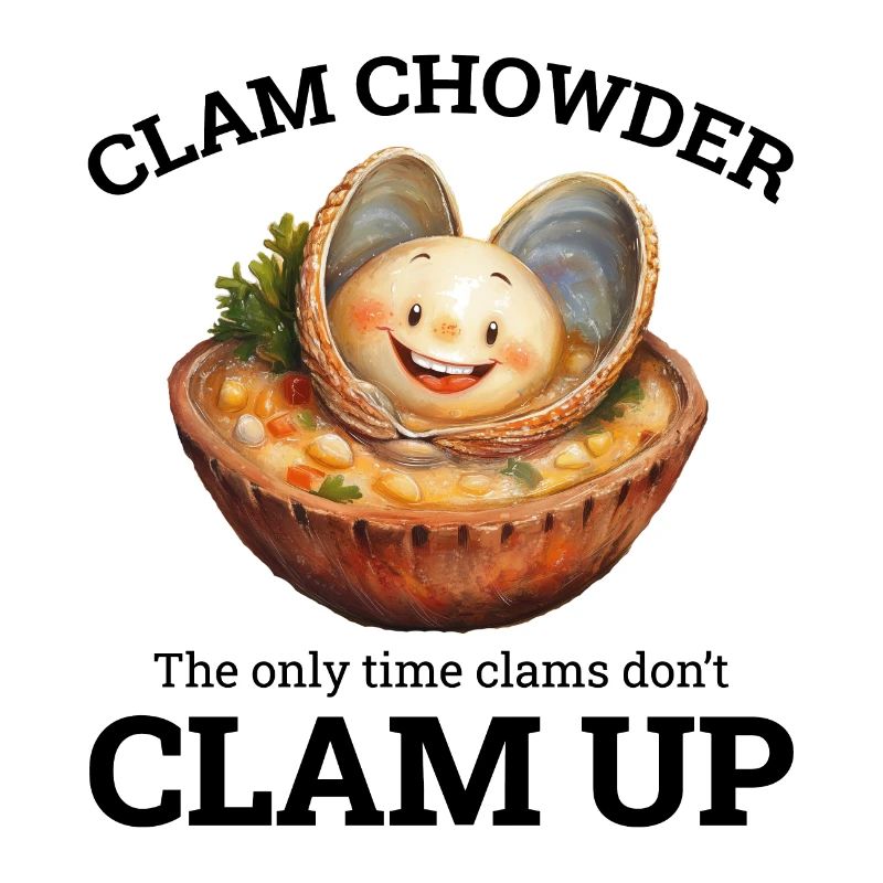 Clam Chowder Shellfish Hilarious Seafood Soup