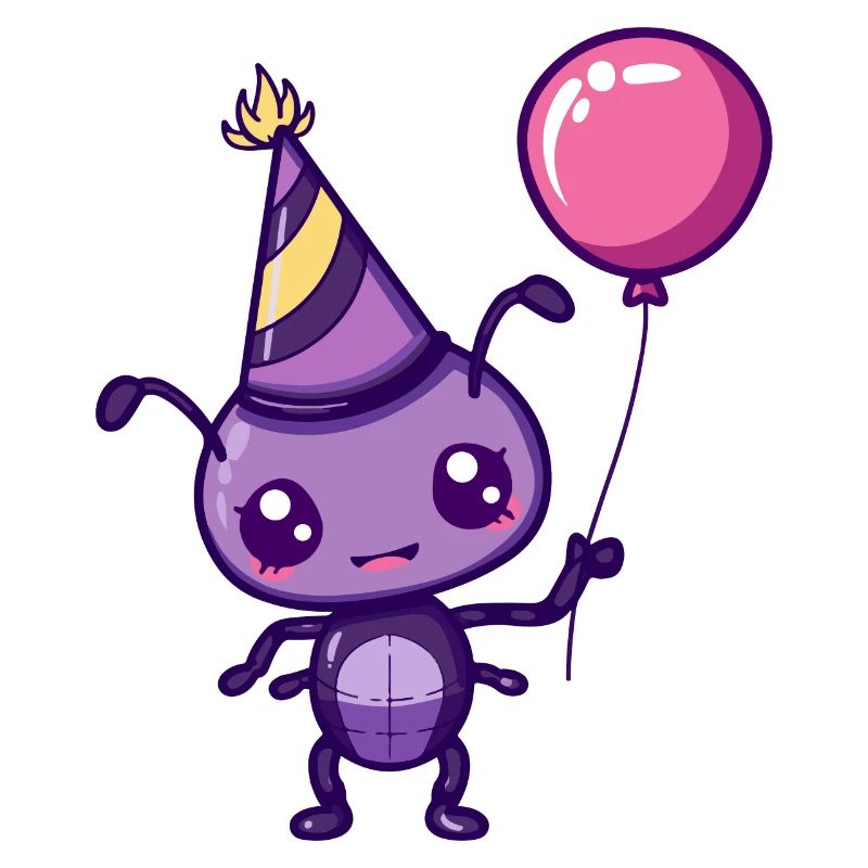 Ameise Geburtstag Comic Niedlich