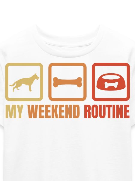 Schäferhund Wochenendroutine