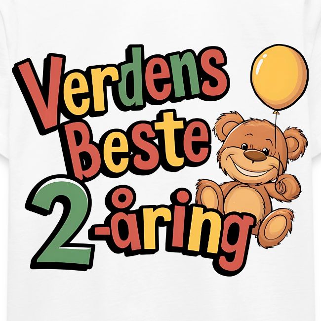 Verdens beste 2-åring - Gave til 2-åring