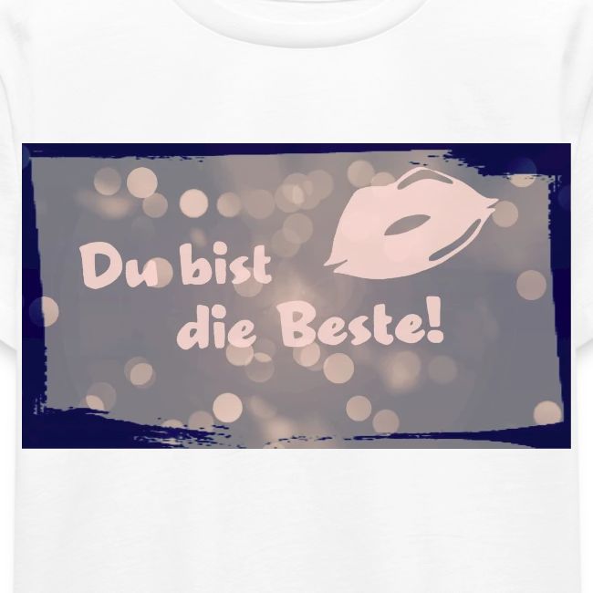 Du bist die Beste! Symbol und Muster