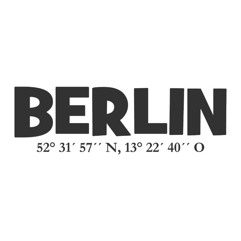 Berlin coordinates - Latitude - Longitude