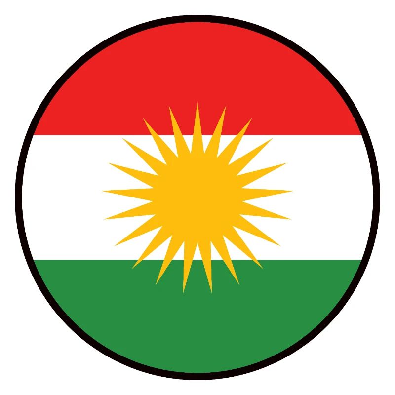 Drapeau du Kurdistan Bakur Bashur Rojava Rojhlt Newroz