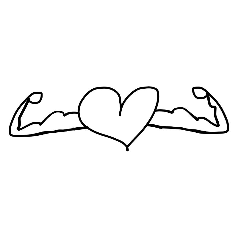 Heart biceps