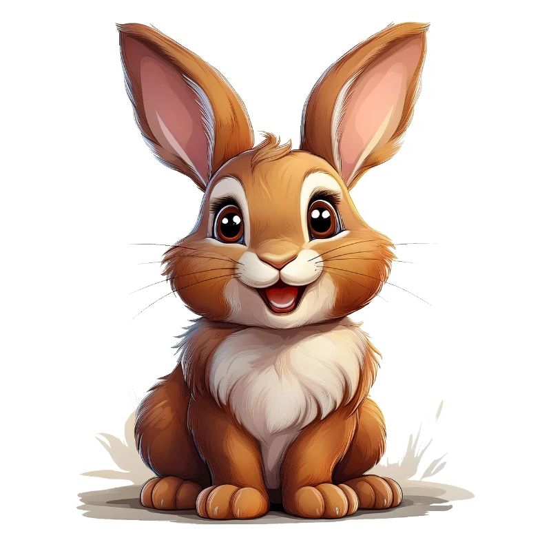 Cute bunny or cute rabbit
