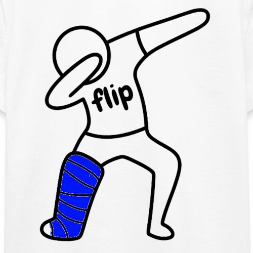 Flip in het gips - Kinderen Premium Bio T-shirt