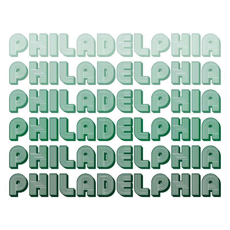 Philadelphia Typography Pattern