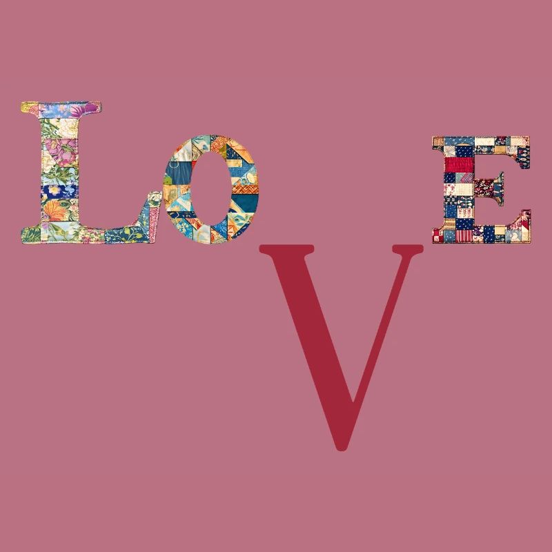 J’adore la typographie patchwork