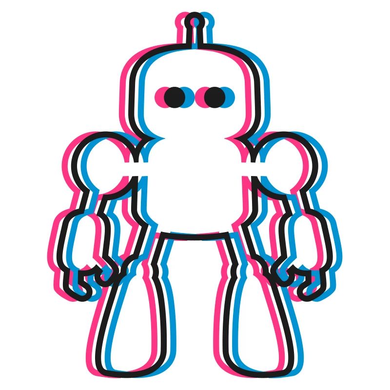 Roboter 3D Effekt KI Sci-Fi 