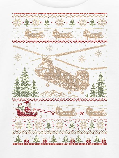 CH47 Chinook Weihnachtspullover