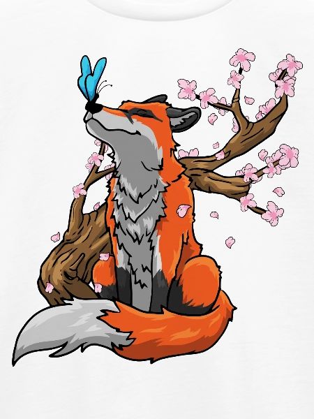 Fuchs Kirschblüten
