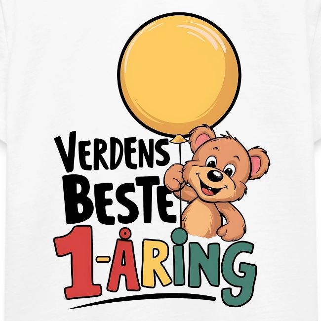 Verdens beste 1-åringv - Gave til 1-åring