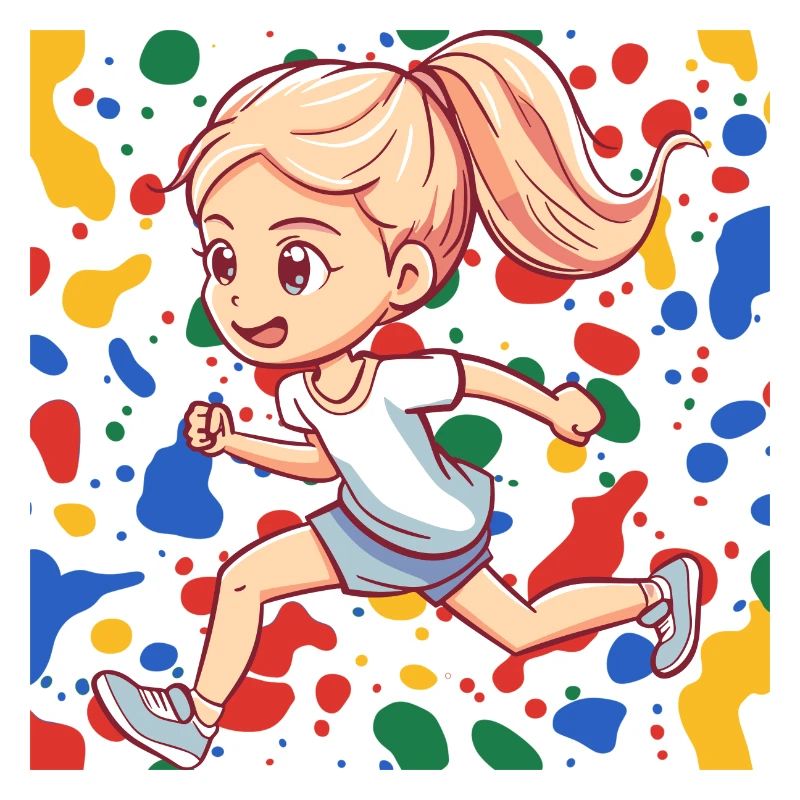 Coureur de sprint en cours d'exécution