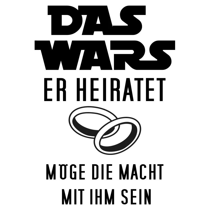 das wars - er heiratet
