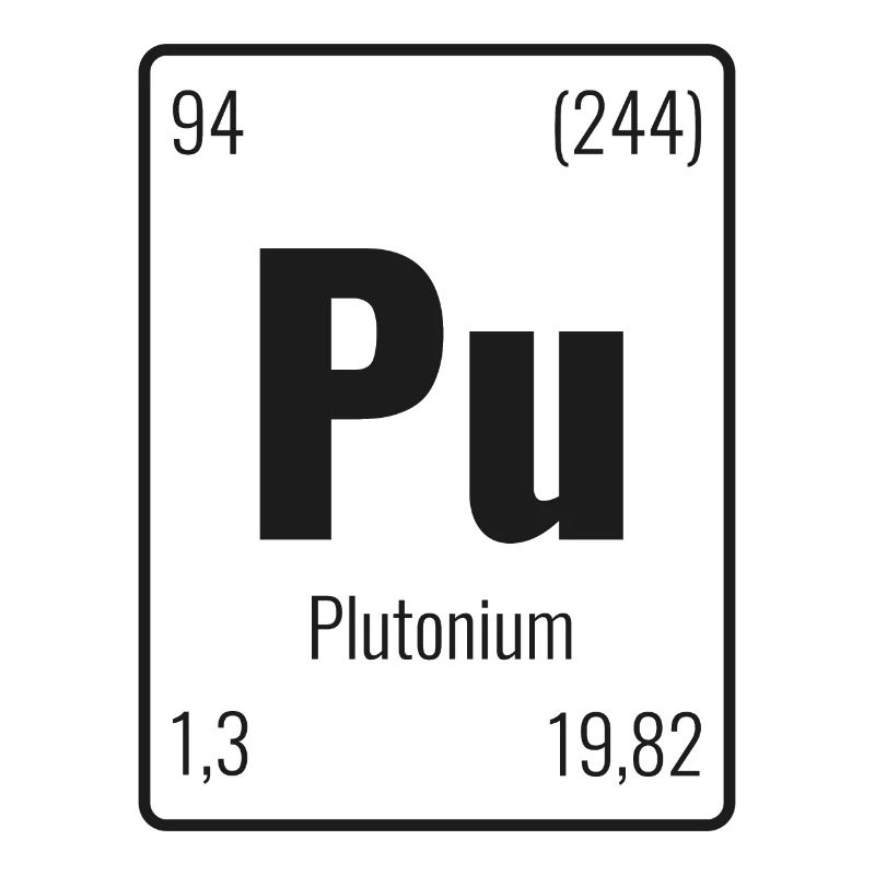 Plutonium Gift Chemistry Chemist Science