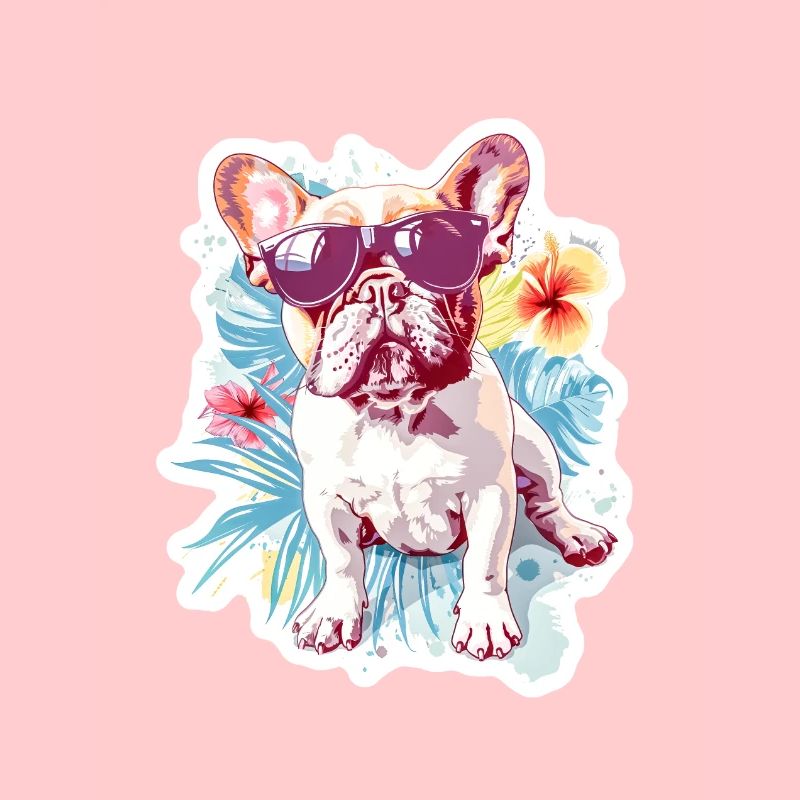 Lustige Bulldogge