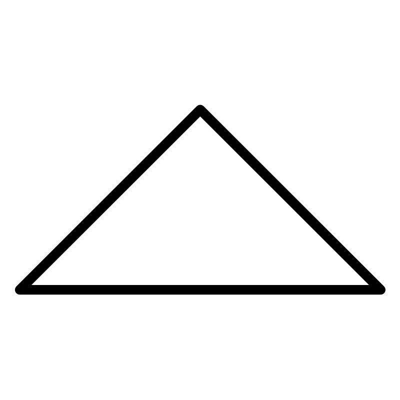 Math symbol - equilateral triangle