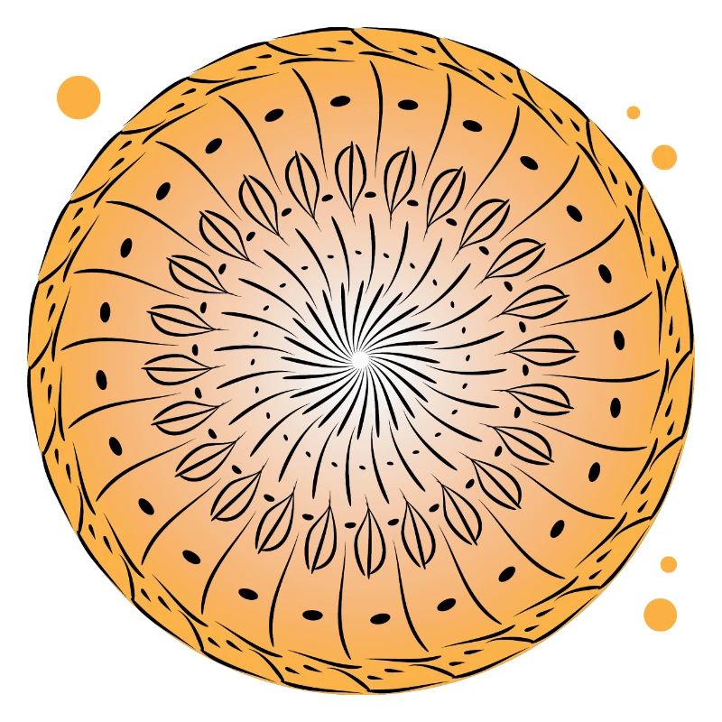 Rotating pattern circle