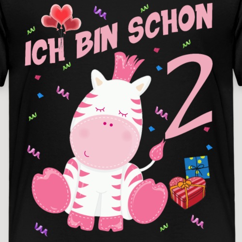 Geburtstagsshirt - 2 Jahre Geburtstag Geschenk - Kinder Premium T-Shirt