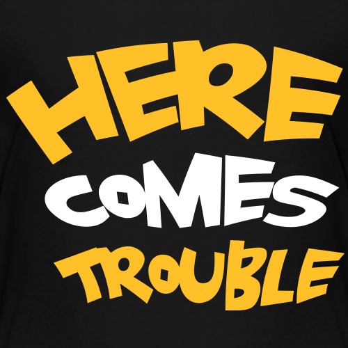 Here comes trouble - Premium T-skjorte for barn (ca 2-8 år)