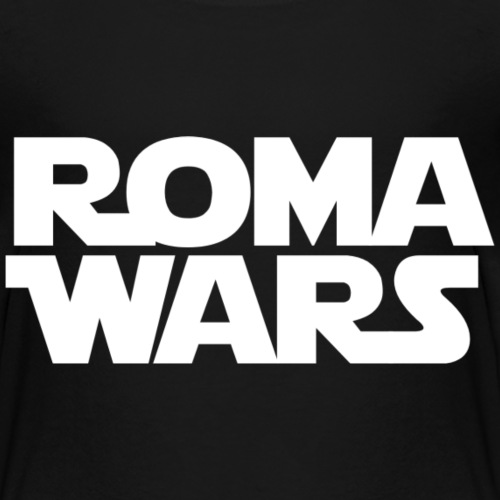 Roma Wars SW Design weiße Buchstaben - Kinder Premium T-Shirt