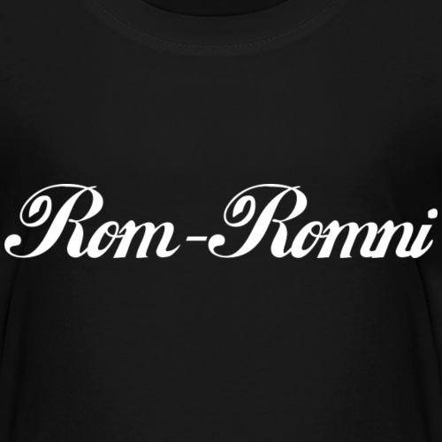 Rom-Romni -Weißer Schriftzug - Kinder Premium T-Shirt