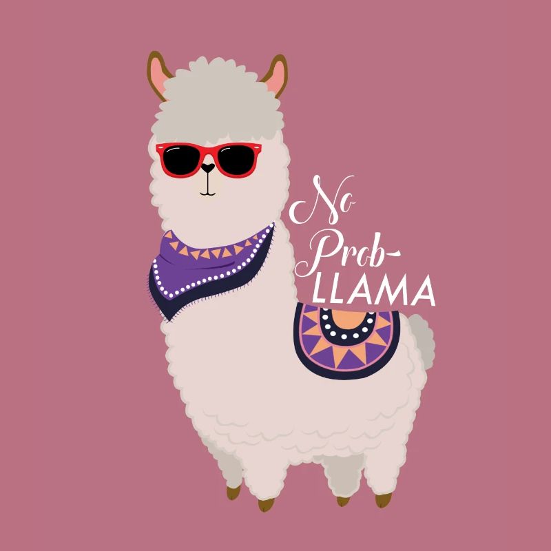 No problem - Cool alpaca llama