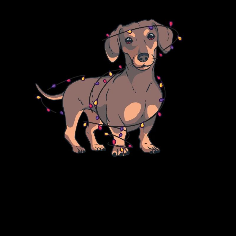 Weihnachtsdackel-Lichter