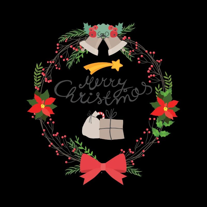 Joyeux Noël guirlande cadeau designer d'intérieur