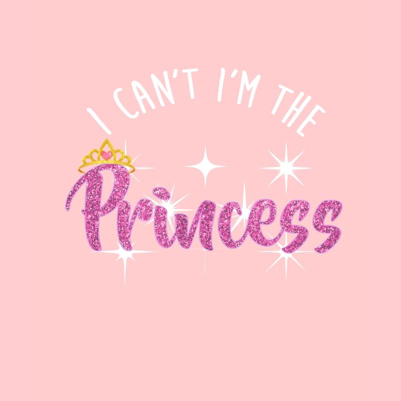 Je ne peux pas je suis princesse intitulée Diva Distressed