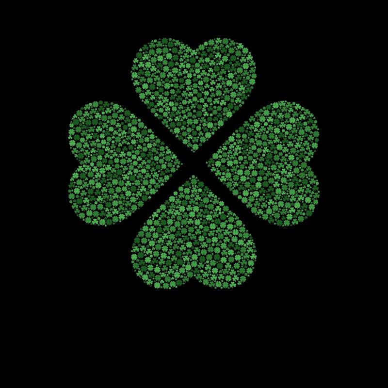 Trèfle rempli de différents trèfles (Grü