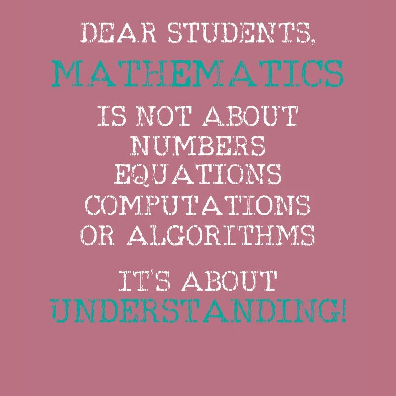 Lettre de professeur de math