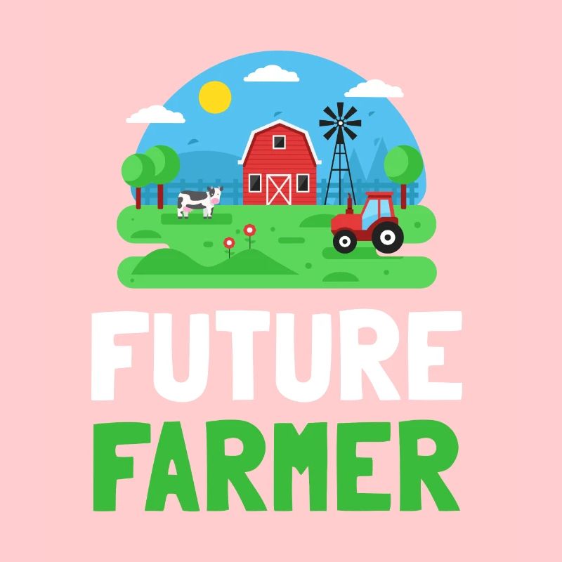 Future Farmer Barn Cow Cochon Imprimer