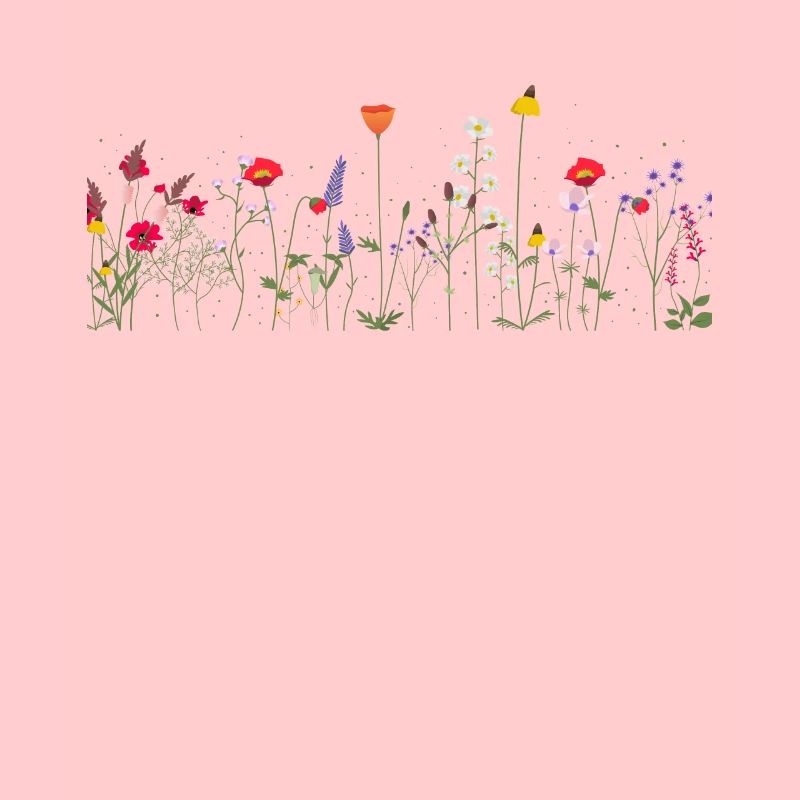 Impression de fleurs sauvages