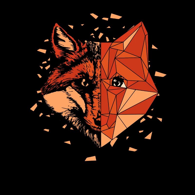 Geometry fox motif