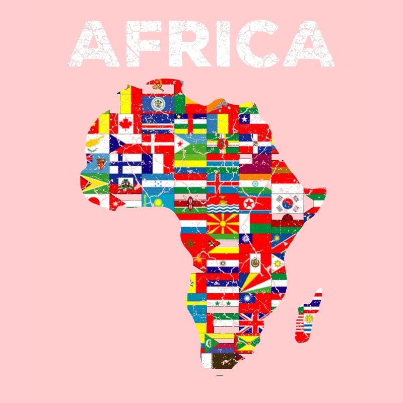 Fierté de drapeau africain de pays africain