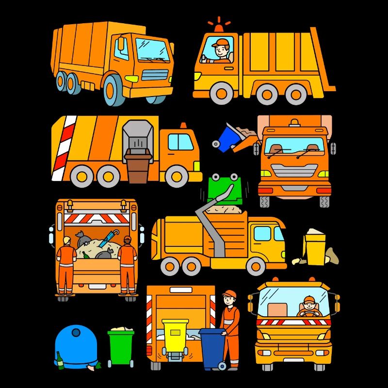 Garbage collection vehicles