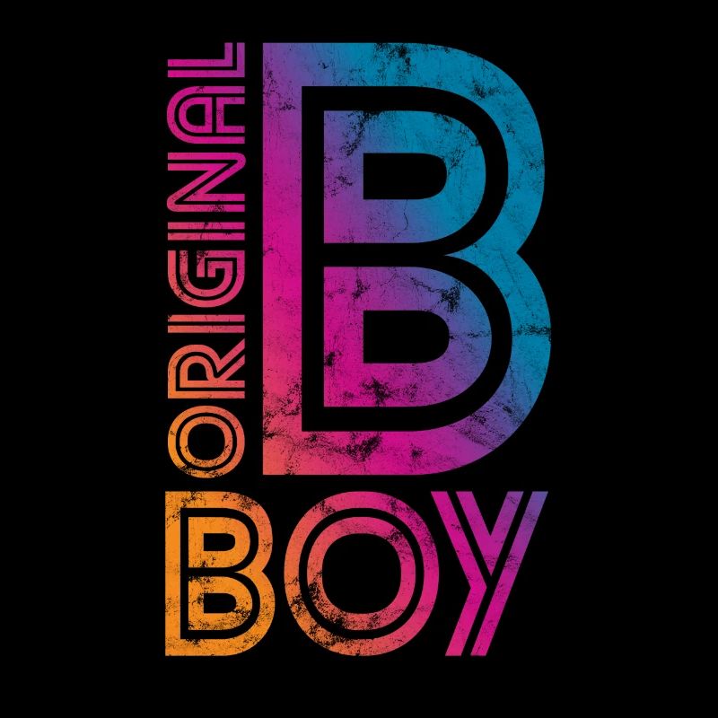B Boy Breakdance Vintage