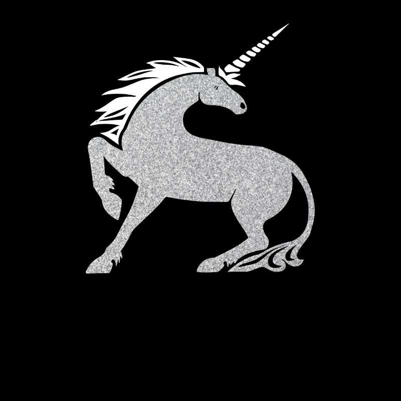 Silber Pferd Glitzer