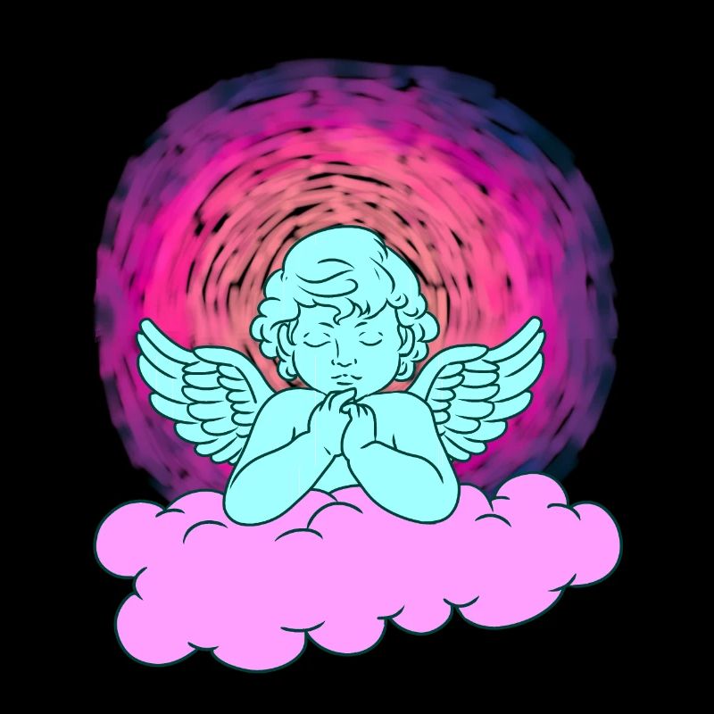 Engel Himmlisch Wolke Himmel Jenseits Schutzengel