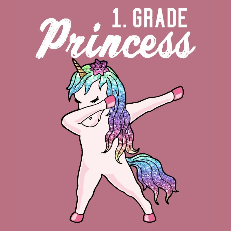 1 Klasse Einhorn Einschulung Geschenk Mädchen