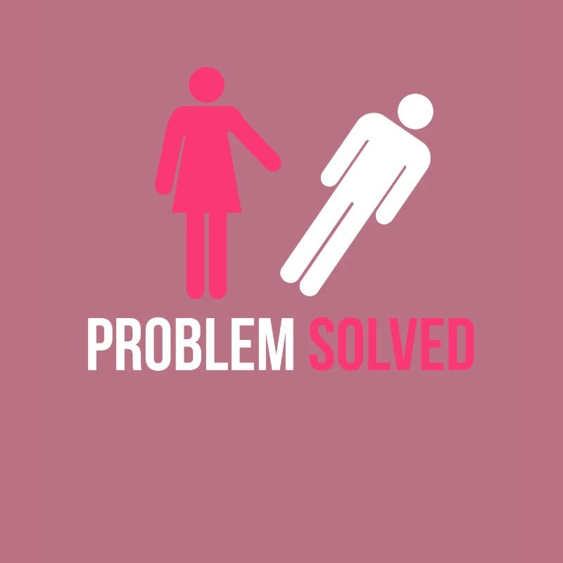 Problem Solved Funny Divorce Breakup Disband Gift