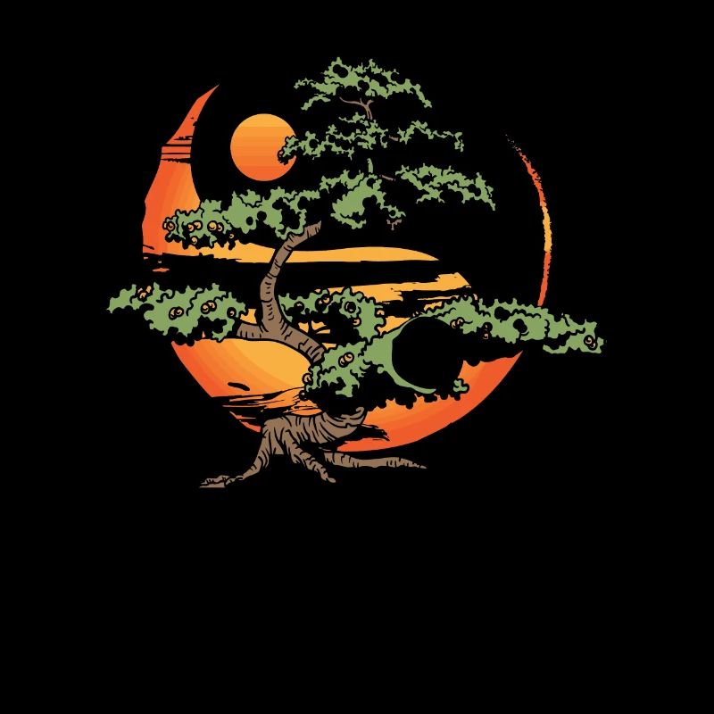 Bonsai Tree Japanese Buddhist Zen