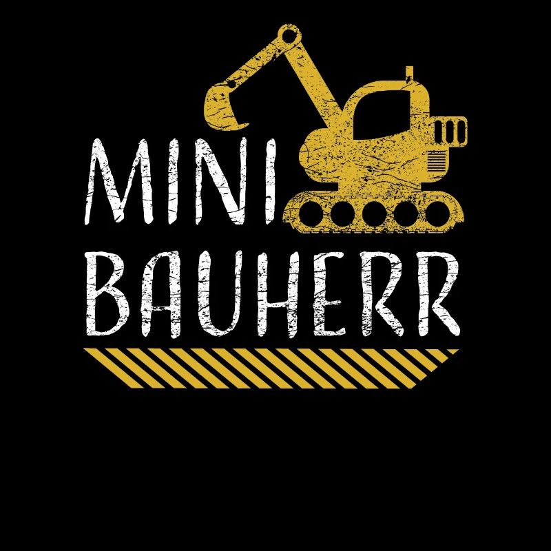 Kinder Bauherr Bagger