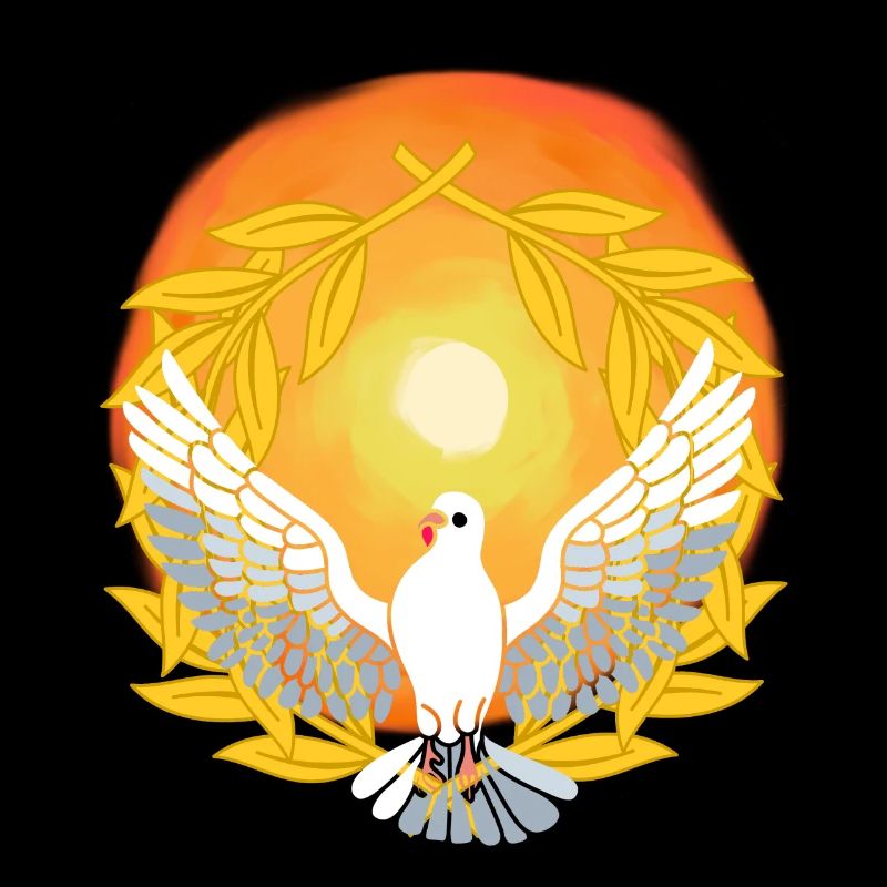 Sonnenlicht Taube Gott Jesus Frieden Schöpfung